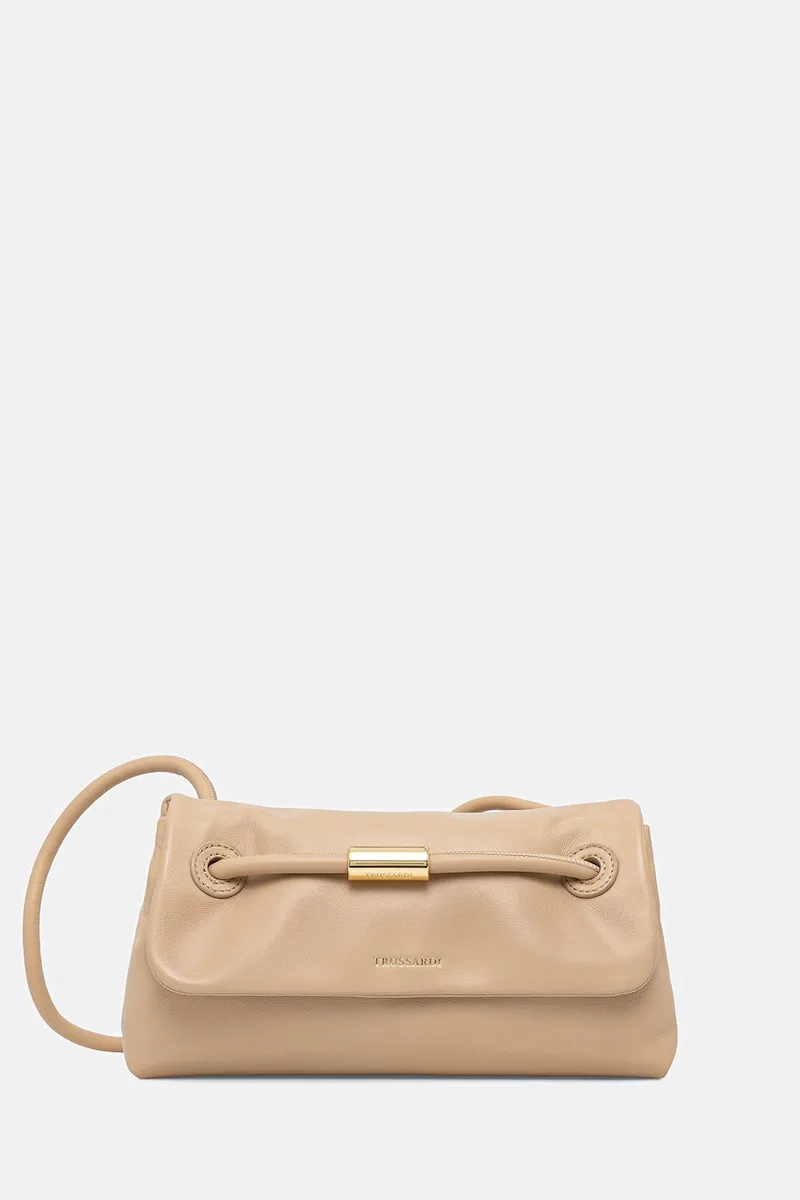Trussardi τσάντα shopper γυναικεία δερμάτινη