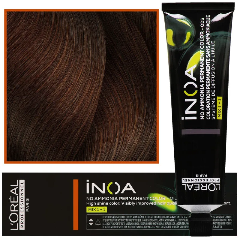 Hair dye L'Oréal Inoa 60 ml 5.4 Light Copper Brown