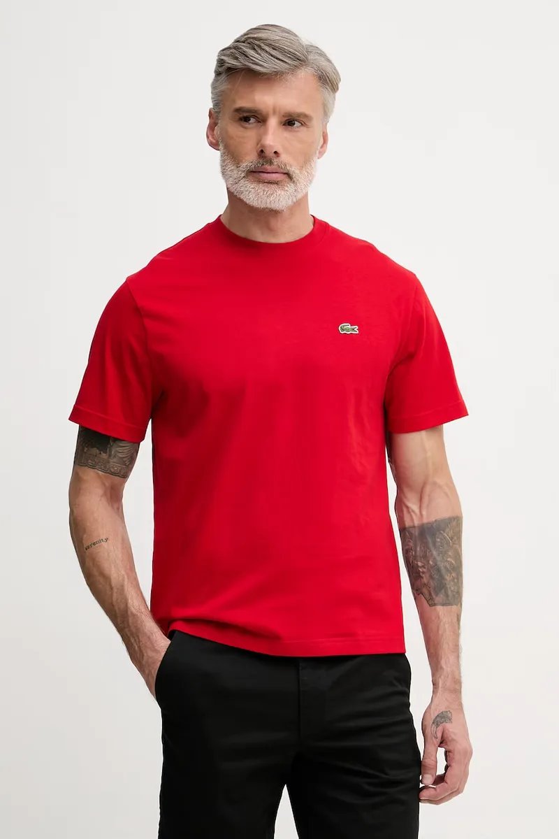 Lacoste t-shirt βασικό ανδρικό βαμβακερό