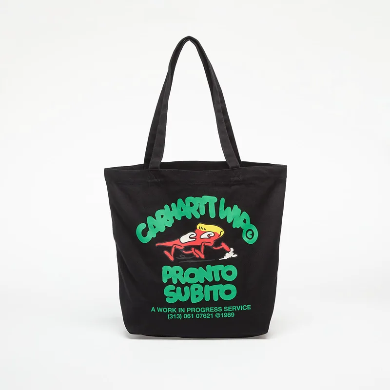 Carhartt WIP Canvas Graphic Tote Pronto Print/ Black Universal