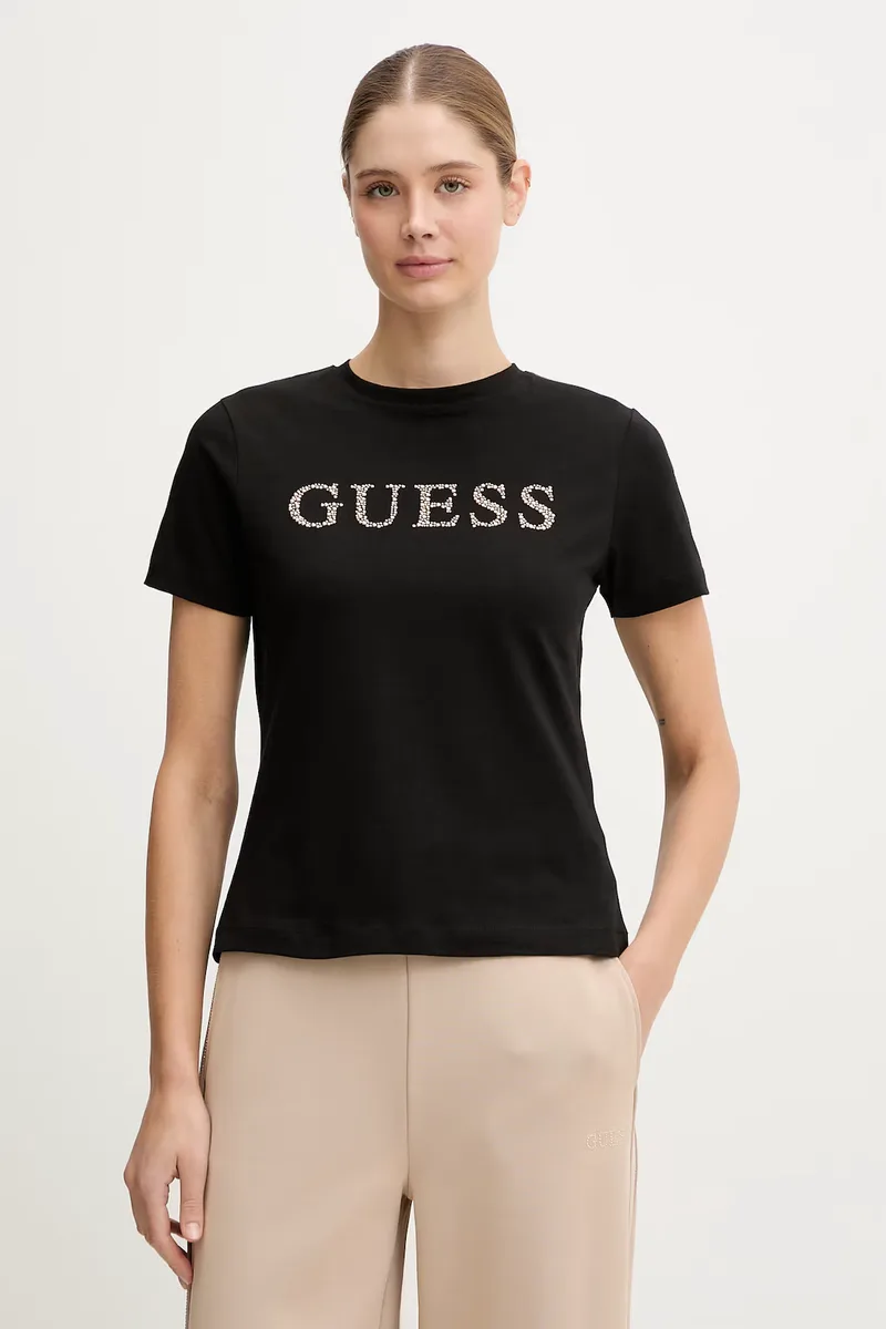 Guess Γυναικείο T-Shirt Octavia V6RI20J1314-JBLK Μαύρο
