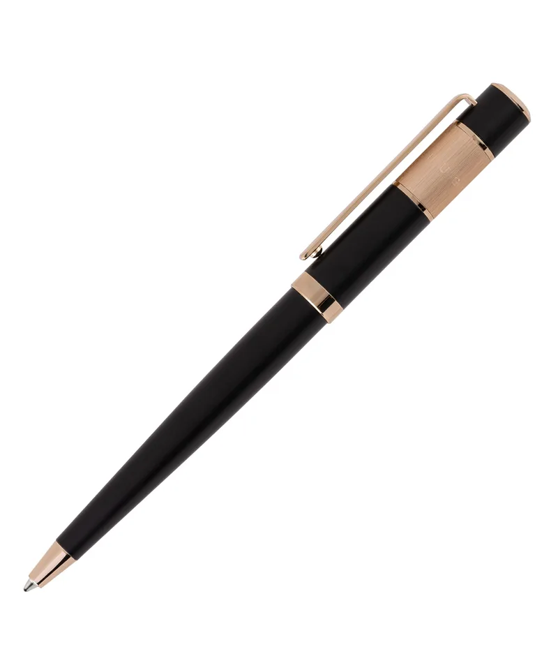 HUGO BOSS Στυλό Ballpoint Ribbon Vivid Black Χρυσό HSC0064A