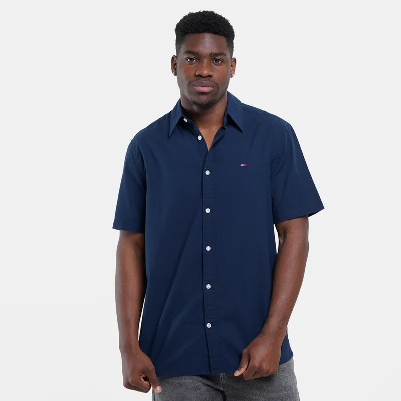 Tommy Jeans M Reg Seersucker Shirt Ext (9000271017_75502)