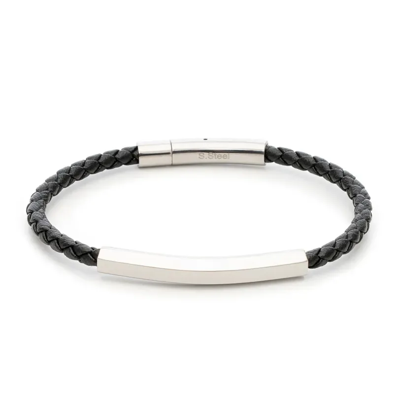 Βραχιόλι ανδρικό Visetti Stainless Steel 61C-BR393SB 61C-BR393SB Ατσάλι