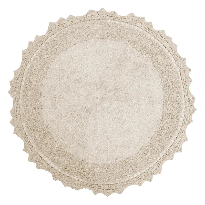 Πατάκι Μπάνιου Φ60 Anna Riska Lace Εκρού (Φ60)