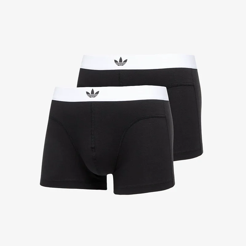 Μπόξερς adidas Comfort Flex Cotton - Body Lines Trunk 2-Pack Black XL