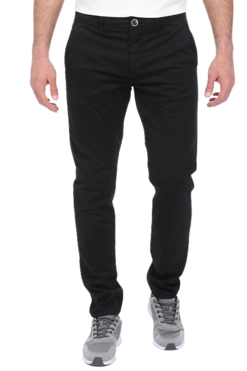 SEINSE Ανδρικά Παντελόνια Pant TK A - ΜΑΥΡΟ-PSE1063SS-BLACK