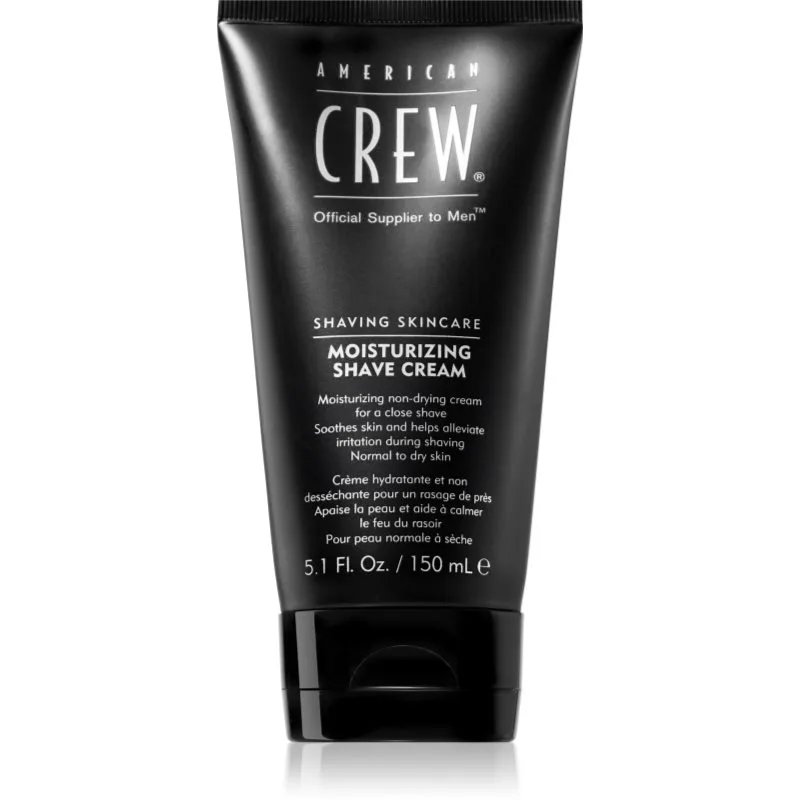American Crew Shave & Beard Moisturizing Shave Cream ενυδατική κρέμα για ξύρισμα για κανονική και ξηρή επιδερμίδα 150 ml