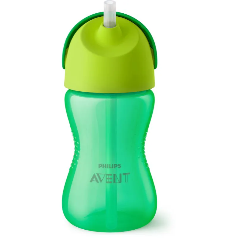 Philips Avent Bendy Straw SCF798/01 12m+ κύπελλο με καλαμάκι που λυγίζει Green 300 ml