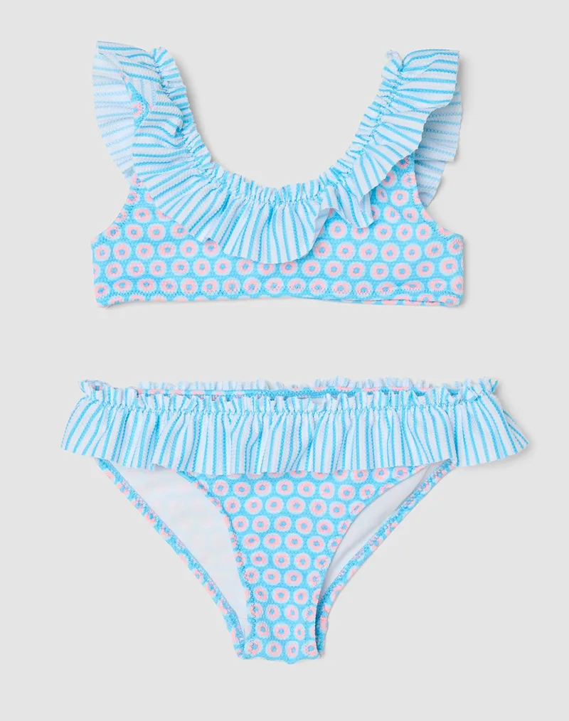 OVS GIRL BIKINI WAFFLE 2616989-SPLISH SPLASH Multi