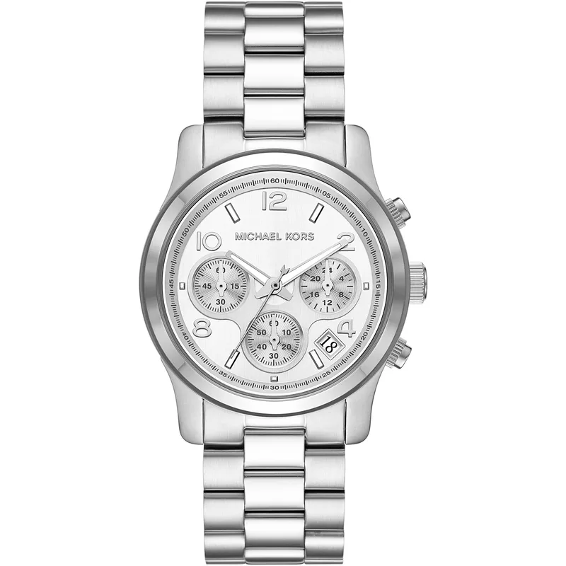MICHAEL KORS Runway Chronograph - MK7325, Silver case with Stainless Steel Bracelet