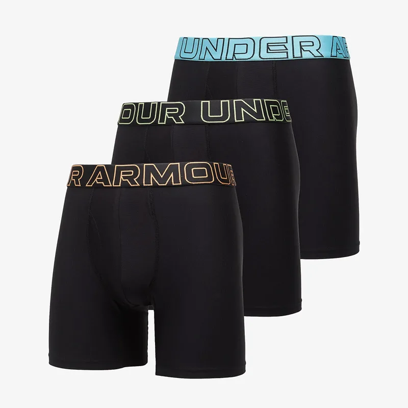 Μπόξερς Under Armour Performance Tech Solid 6in 3-Pack Black XXL