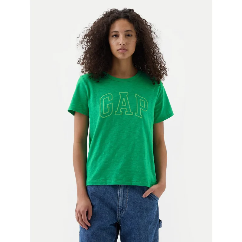 Gap T-Shirt 871344-04 Πράσινο Regular Fit