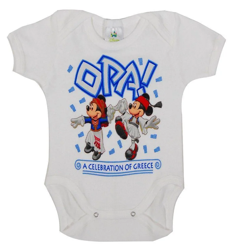 ΦΟΡΜΑΚΙ MINERVA ΚΟΝΤΟ ΜΑΝΙΚΙ MICKEY MINNIE OPA ΛΕΥΚΟ (86ΕΚ.)-(12-18 ΜΗΝΩΝ)