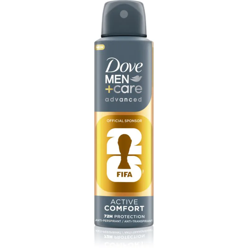 Dove Men+Care FIFA Active Comfort αποσμητικό σπρέι για άντρες 150 ml