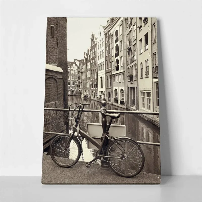 Πινακας σε καμβά BIKE ON BRIDGE