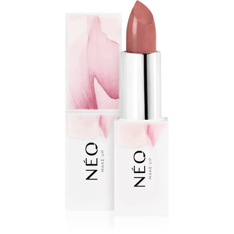 NEO MAKE UP Intense Serum Sheer Lipstick κρεμώδες ενυδατικό κραγιόν απόχρωση 05 Peachy Glass 4.3 γρ