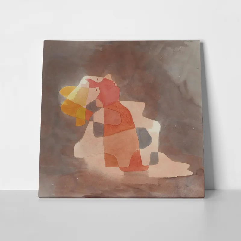 Πίνακας σε καμβά PAUL KLEE - WOMAN LEANING BACK