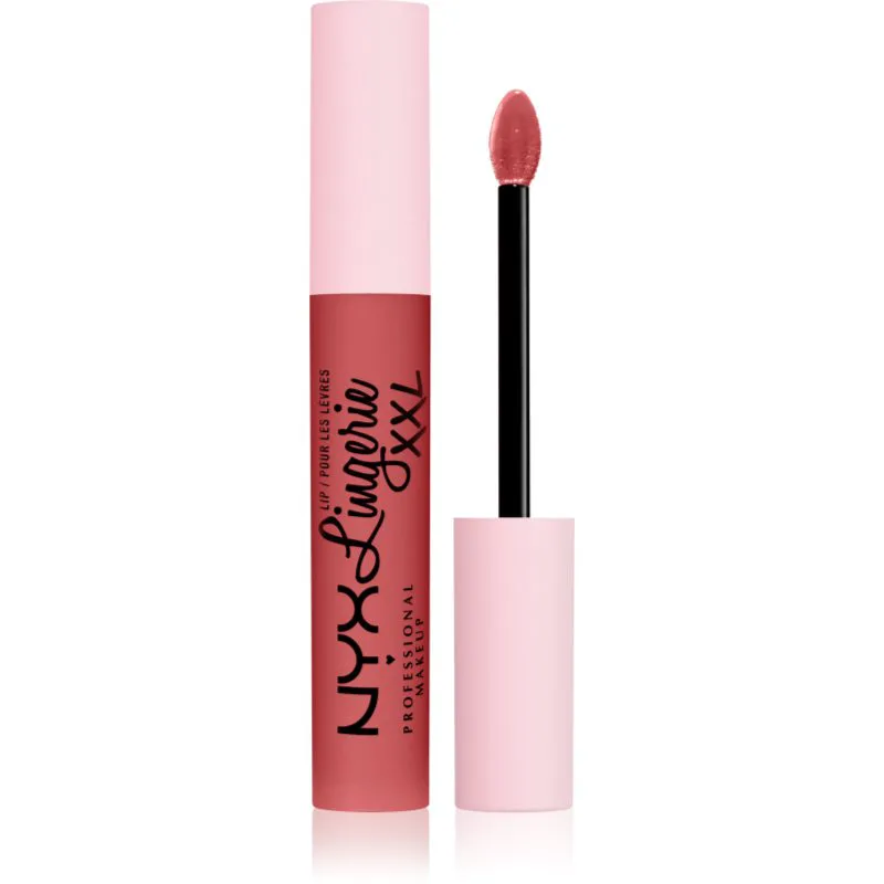 NYX Professional Makeup Lip Lingerie XXL Υγρό ματ κραγιόν απόχρωση 03 - Xxpose me 4 ml