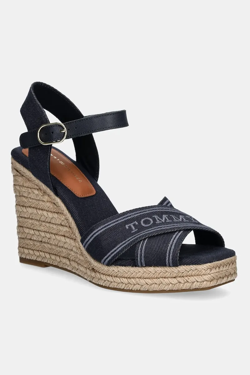 Πέδιλα Tommy Hilfiger TOMMY HILFIGER ESPAD HIGH WEDGE