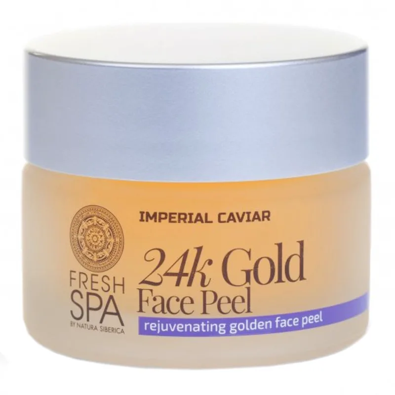 Natura Siberica Fresh Spa Imperial 24k Χρυσό Rejuvenating Face Peel Χρυσό Peel Προσώπου για Ανανέωση της Επιδερμίδας & Επαναφορά της Λάμψης 50ml