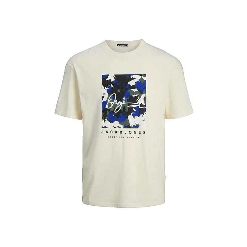 T-shirt με κοντά μανίκια Jack & Jones T-shirt Jack Jones Aruba beige