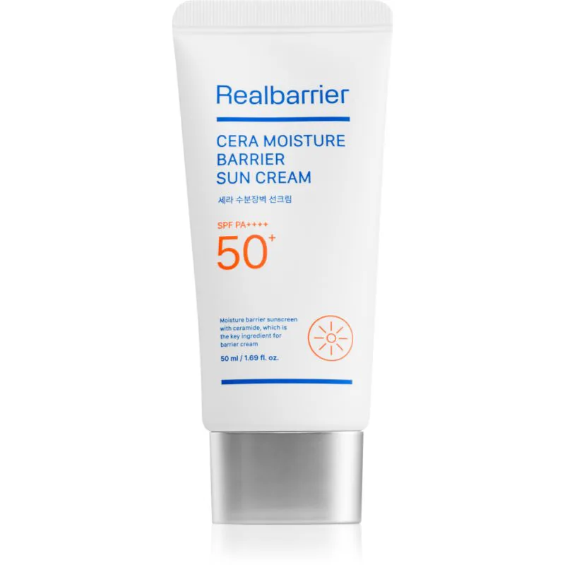Real Barrier Cera Moisture Barrier Sun Cream Ανανεωτική κρέμα για προστασία SPF 50+ 50 ml