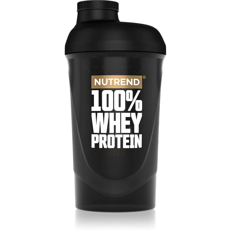 Nutrend Shaker 600 ml αθλητικό σέικερ χρώμα Black 600 ml