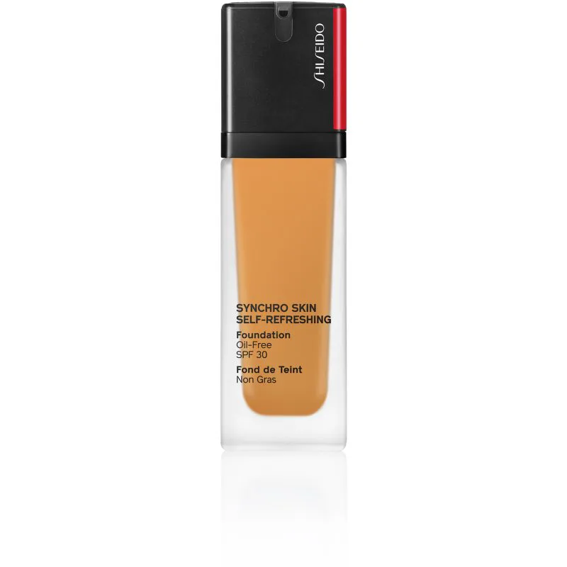 Shiseido Synchro Skin Self-Refreshing Foundation μακράς διαρκείας μεικ απ SPF 30 απόχρωση 420 Bronze 30 ml