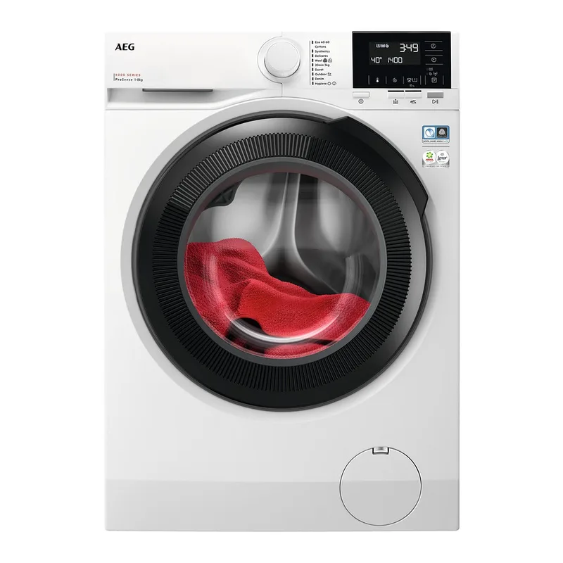 AEG LFR61844BE Πλυντήριο Ρούχων 8kg, 1400 Στροφών, Α, Λευκό LFR61844BE