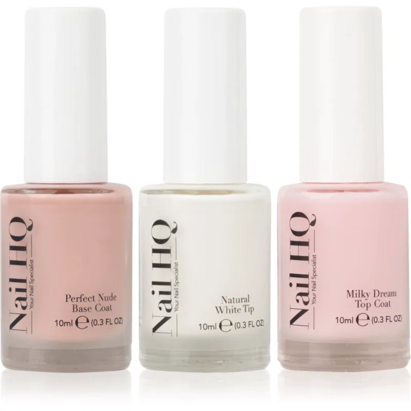 Nail HQ French Manicure Trio Set Βερνίκι για γαλλικό μανικιούρ