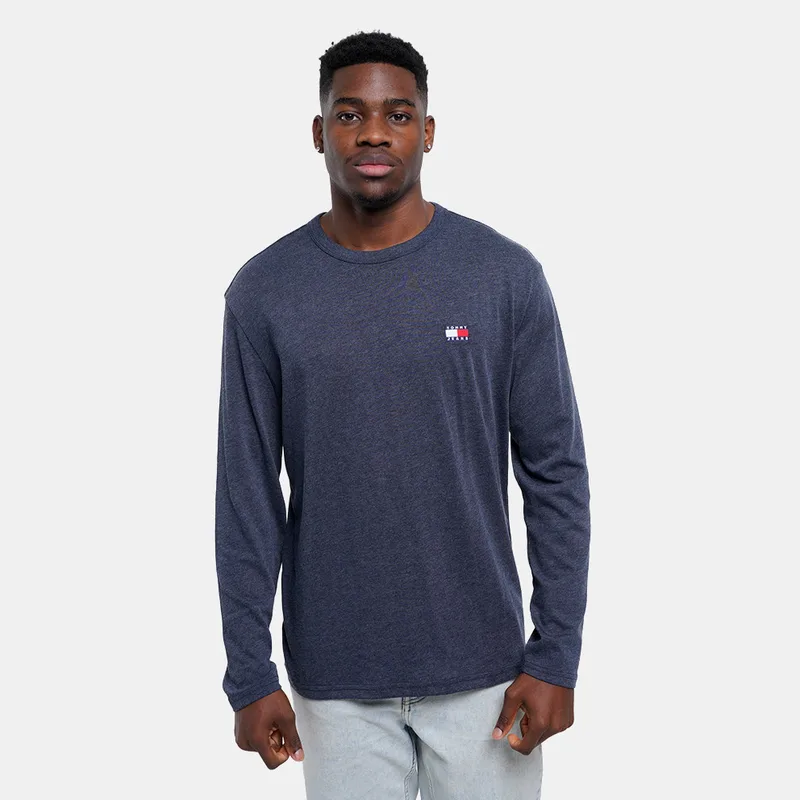 Tommy Jeans Badge Ανδρική Μπλούζα με Μακρύ Μανίκι (9000263622_92639)