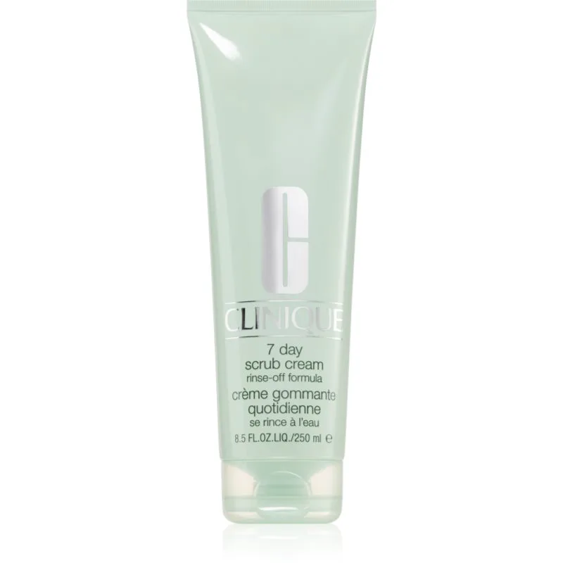 Clinique 7 Day Scrub Cream Rinse-Off Formula καθαριστική απολέπιση για καθημερινή χρήση 250 ml