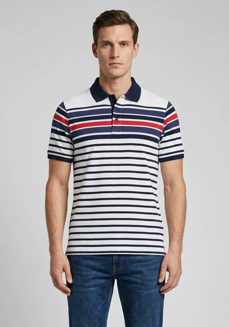 Daniel Hechter Μπλούζα Stripe - 14134 60 Multi Stripe