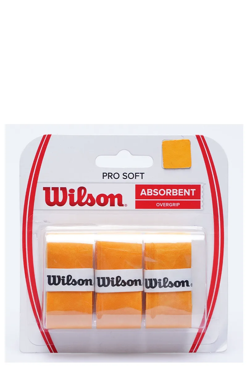 Λαβή Ρακέτας Wilson Pro Soft Overgrips x3 WRZ4040GO-00