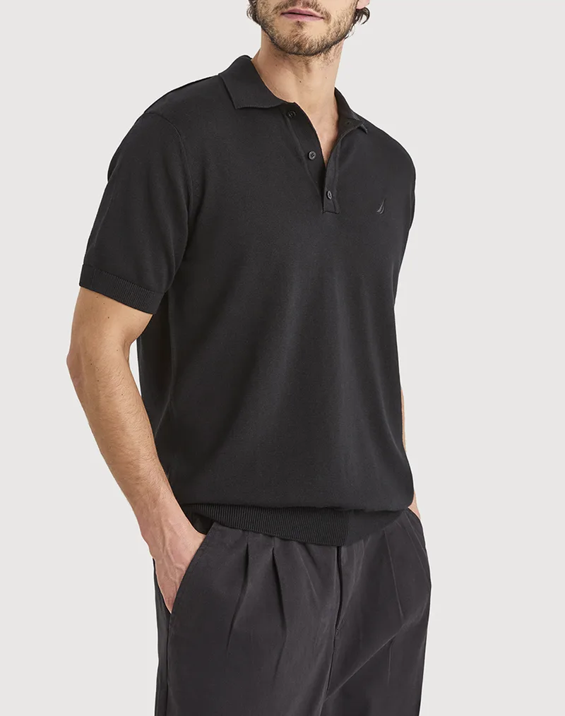 NAUTICA ΜΠΛΟΥΖΑ ΠΟΛΟ ΚΜ Olas SS Polo 3NCN1V03968-011 Black