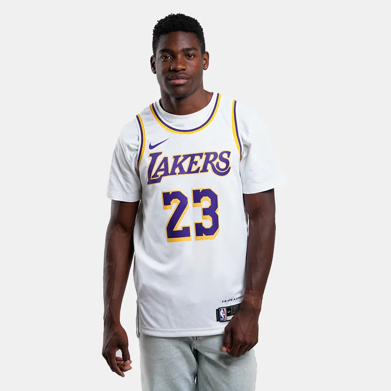 Nike NBA LeBron James Los Angeles Lakers Μπασκετική Φανέλα (9000177570_76020)