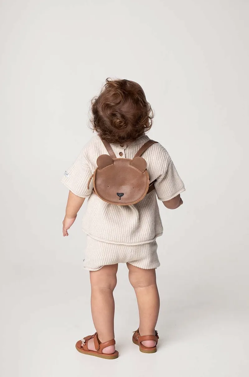 Παιδικό δερμάτινο σακίδιο Donsje Kapi Classic Backpack Bear