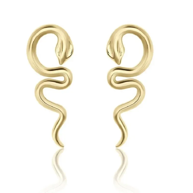 Σκουλαρίκια επίχρυσα Jcou 925 Snakecurl JW912G4-01 JW912G4-01 Ασήμι