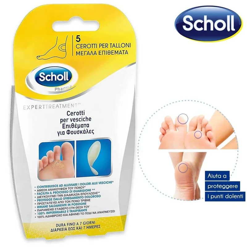 Scholl heel blister plasters