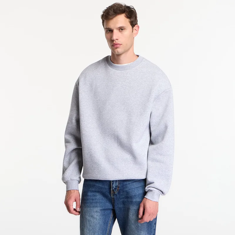 Φούτερ Urban Classics Fluffy Crewneck Heather Grey XL