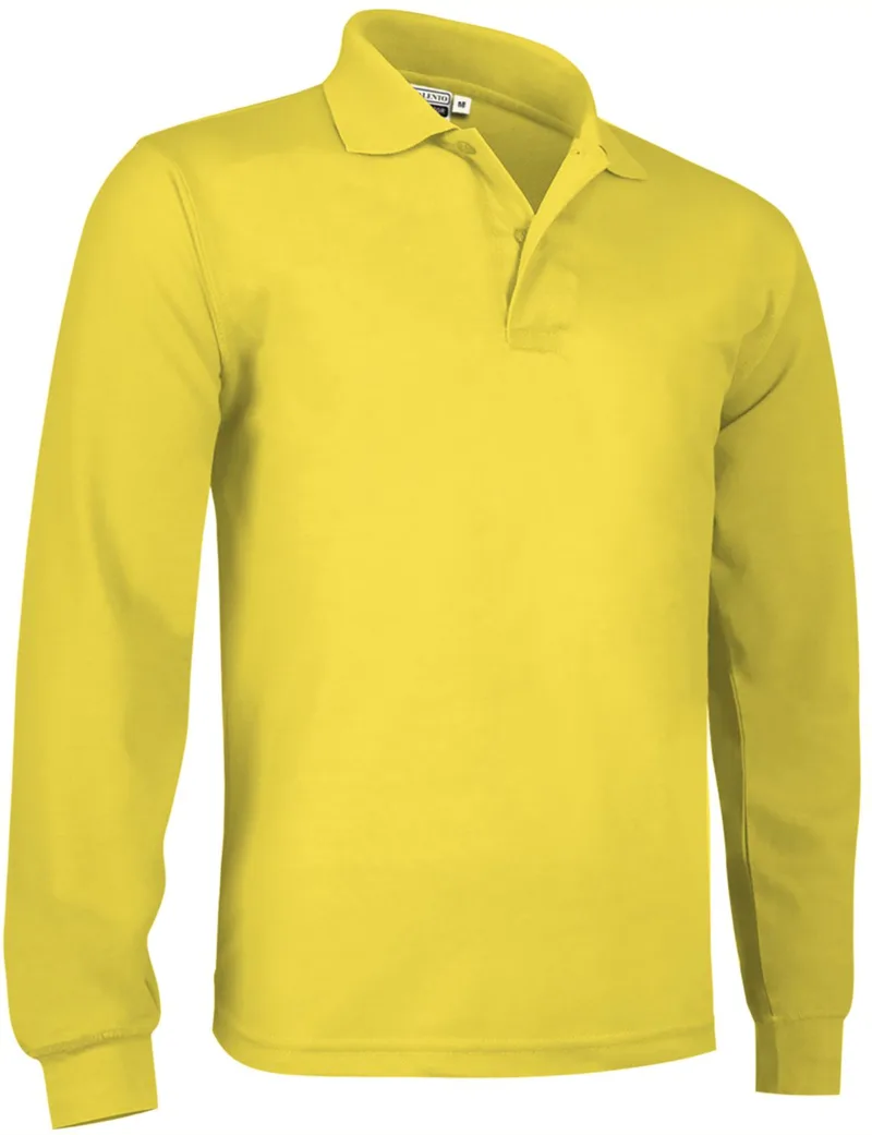Μακρυμάνικο Polo Shirt PREDATOR Valento POVATOLAM Lemon Yellow