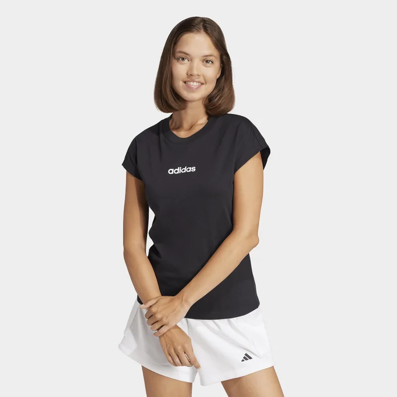 adidas sportswear Essentials Linear Cotton Tee (9000217145_22872)