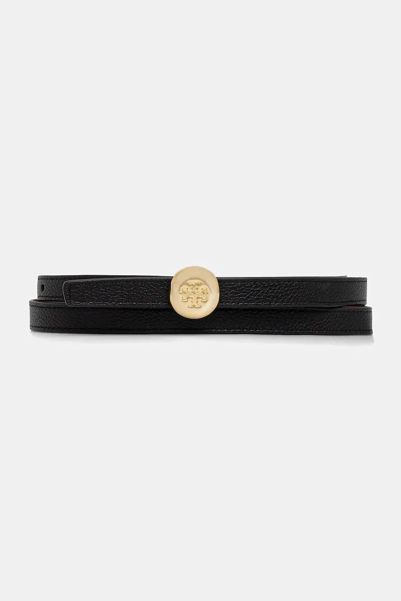 Αναστρέψιμη δερμάτινη ζώνη Tory Burch Romy Reversible