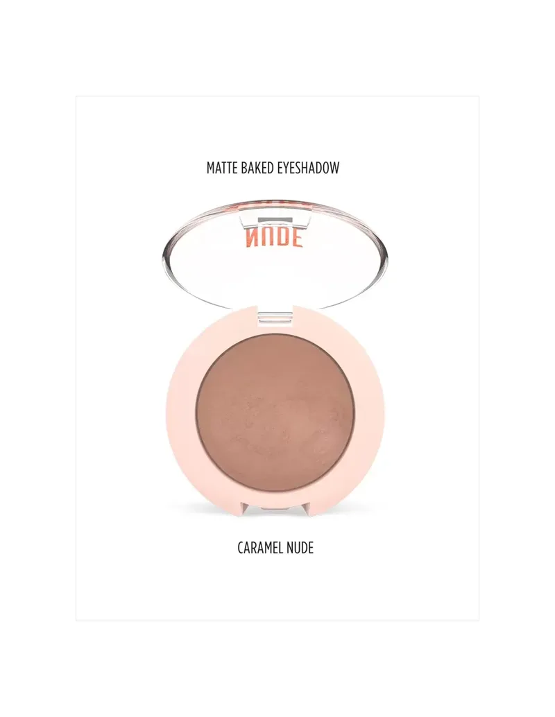 GR Nude Look Matte Baked Eyeshadow -03 (Caramel nude)