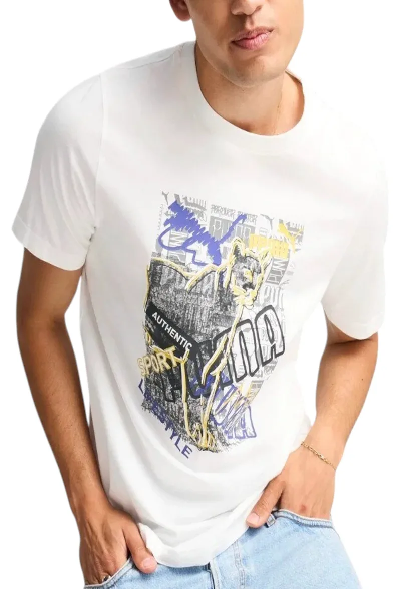 Μπλούζα Κοντομάνικη Puma Graphics Photoprint 683213-02 Ανδρικό