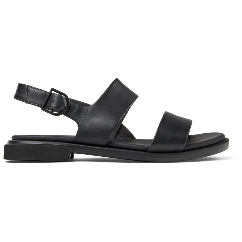 CAMPER Edy - Πέδιλα Για Γυναικεία - Μαύρο, Μέγεθος 37, Smooth leather