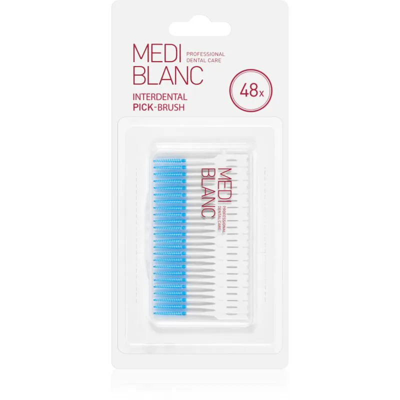 MEDIBLANC Interdental Pick-brush οδοντικές οδοντογλυφίδες 48 τμχ
