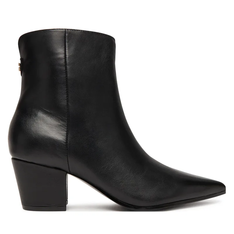 Μποτάκια Guess FLFHAL LEA10 Μαύρο