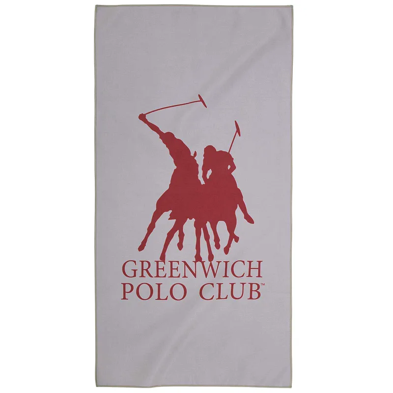 Greenwich polo club πετσετα γυμναστηριου 45χ90 4187 grey/red